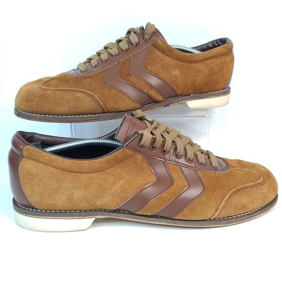 Brunswick Other - VTG Brunswick Brown Suede Bowling Shoes Men's Size 12